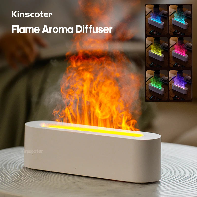 FlameGlow Aroma Diffuser & Humidifier