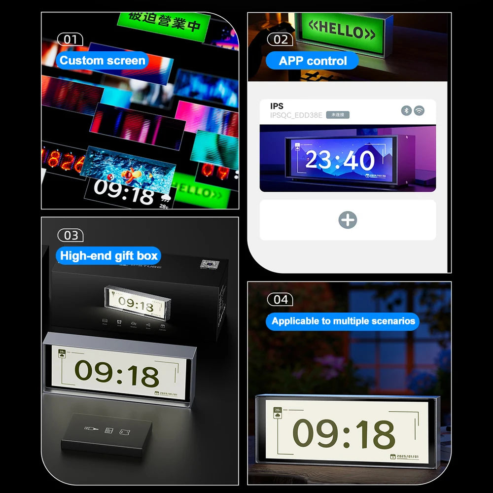 The Quantum Desk Clock: A Smart IPS Display for Time, Weather & Memories