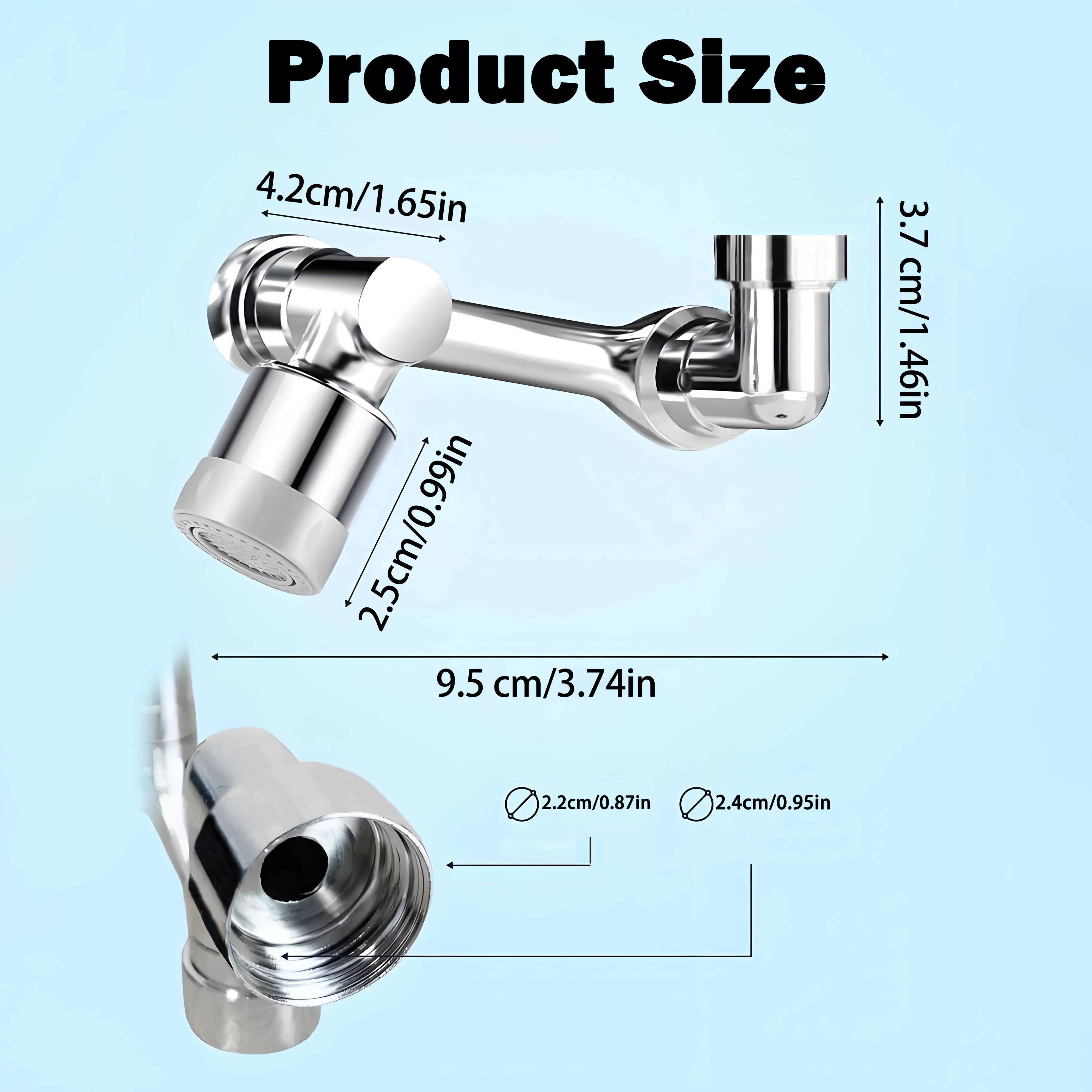 The AquaFlex 1080° Robotic Swivel Faucet Extender