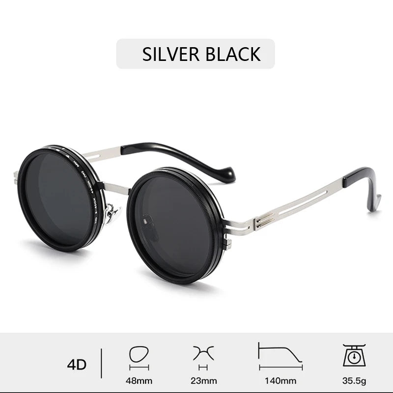 Round Polarized ND Filter Sunglasses