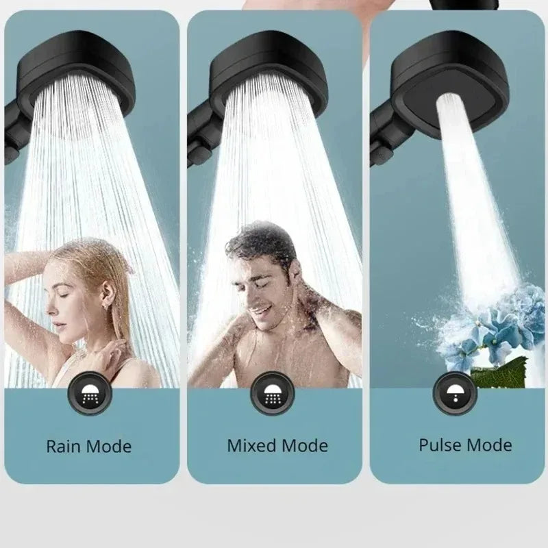 HydroLuxe 3-Mode High-Pressure Shower Head