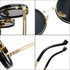 Round Polarized ND Filter Sunglasses