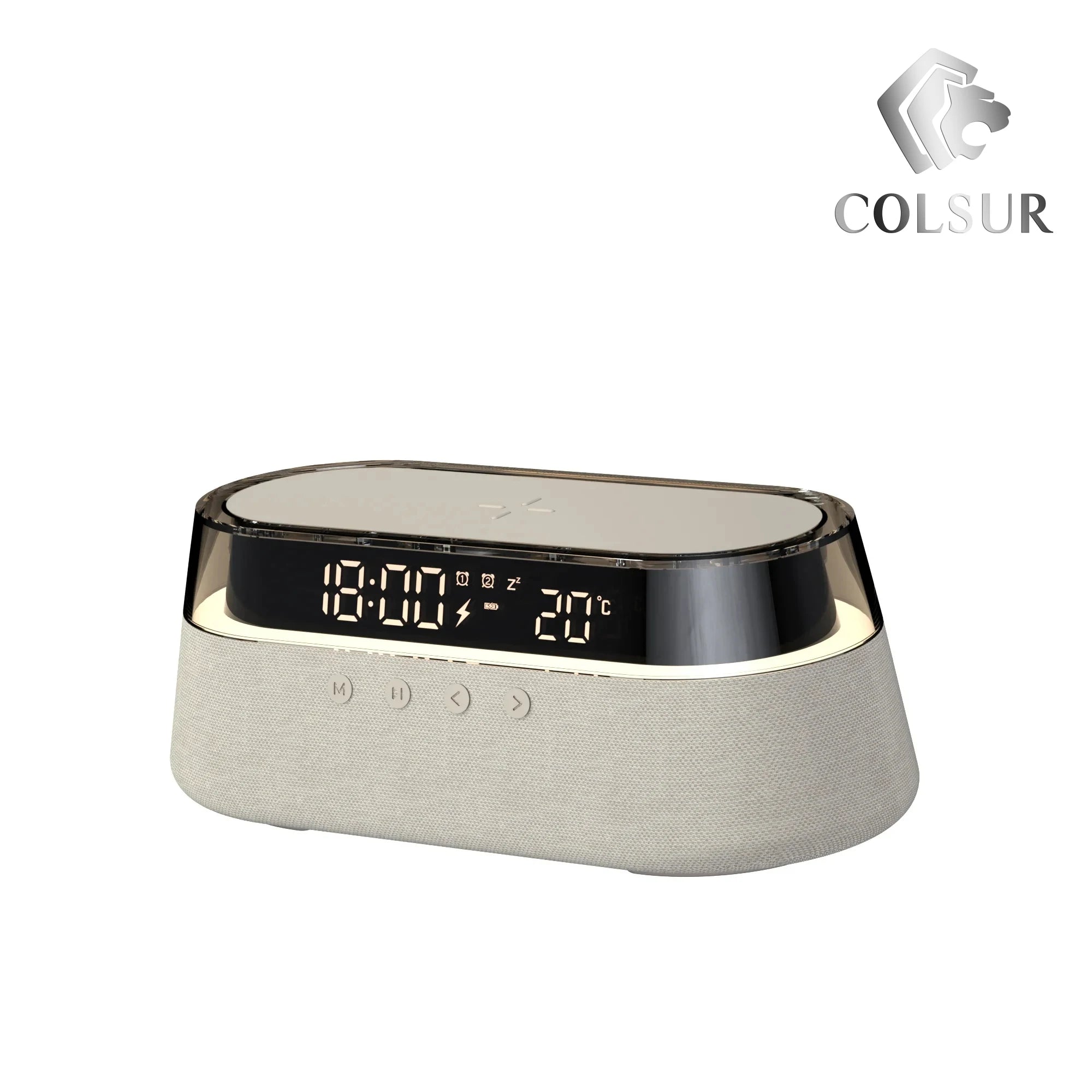 6-in-1 Smart Alarm Clock & Bedside Hub