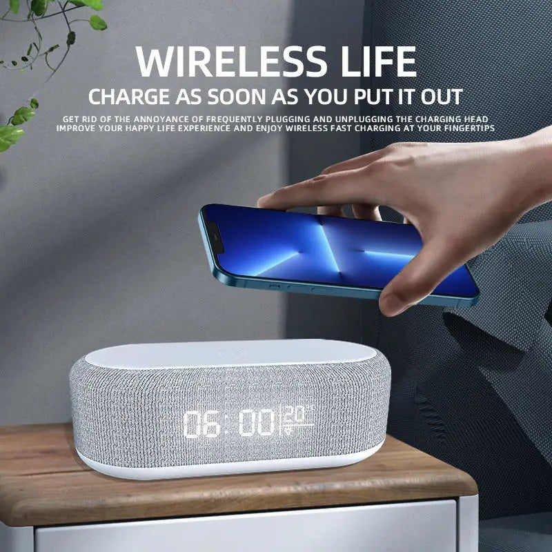 4-in-1 Smart Clock & Wireless Charging Stand