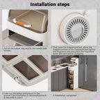 The Urban Slim Gap Storage Cabinet for Kitchen & Bathroom